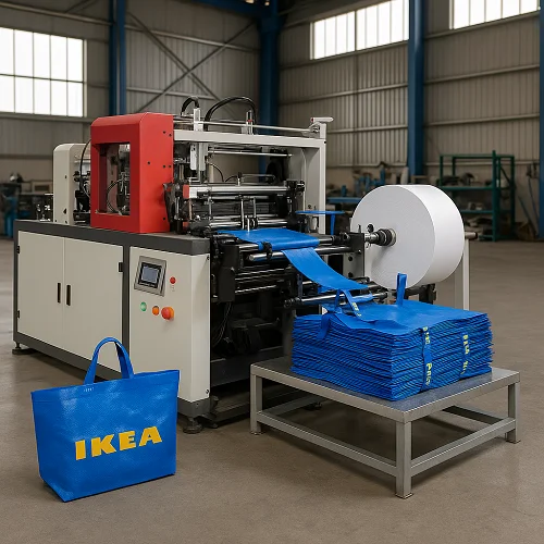 Máy sản xuất túi dệt PP cho công ty IKEA