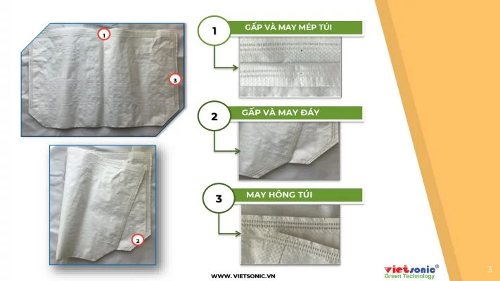 Các bước may túi PP dệt