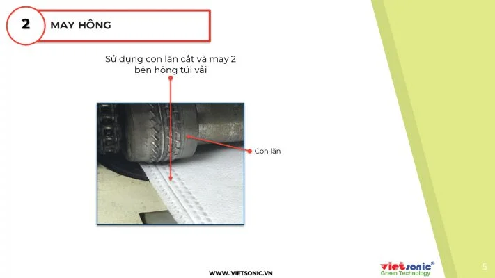 Bước 2: may hông