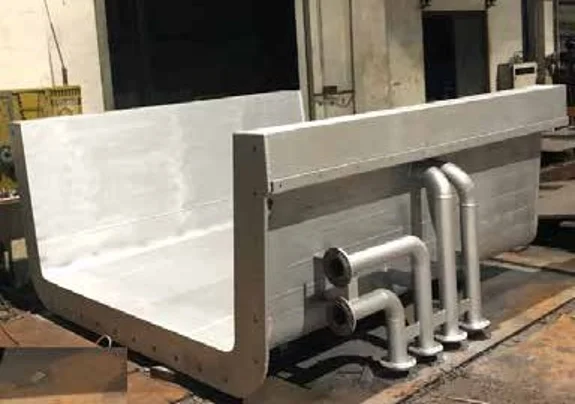 Máng cấp liệu ngành thép