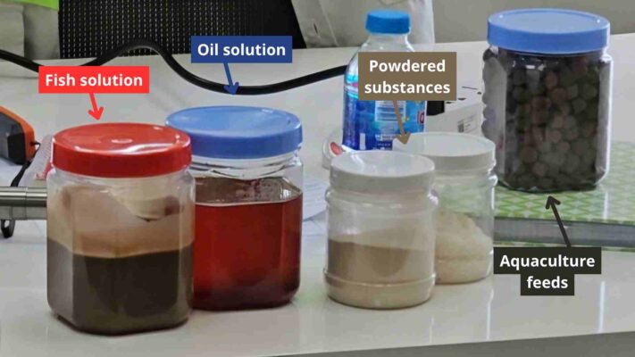 Solutions and powders surveyed in the homogenization mixing problem
