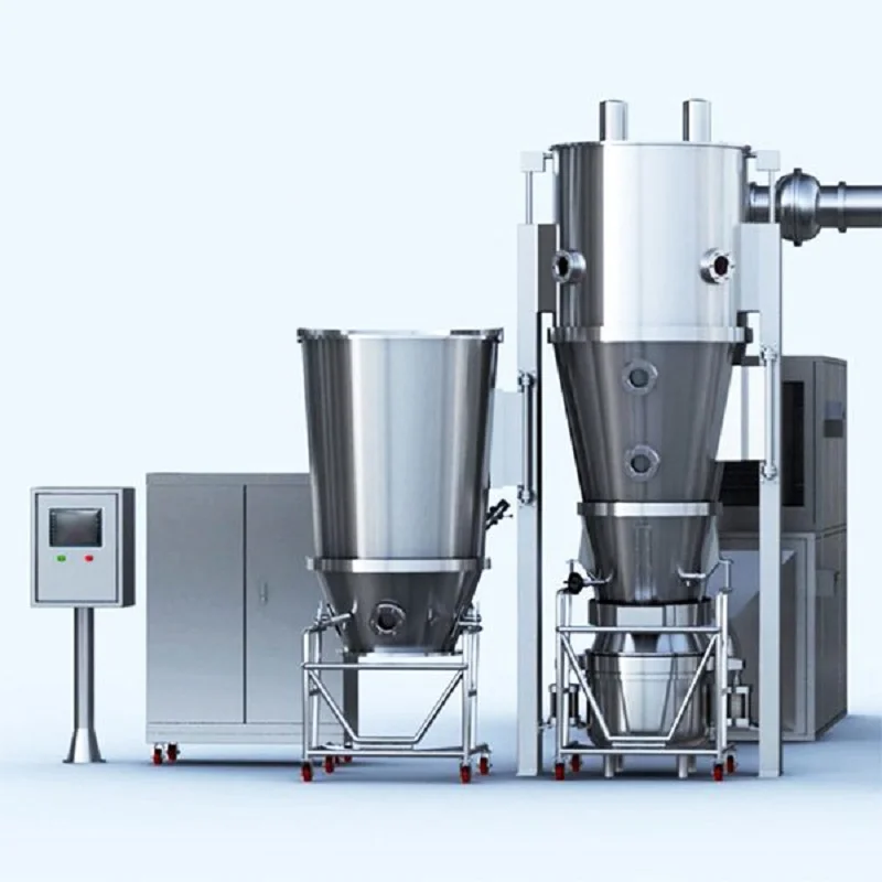 Máy tạo hạt tần sôi trong dược phẩm