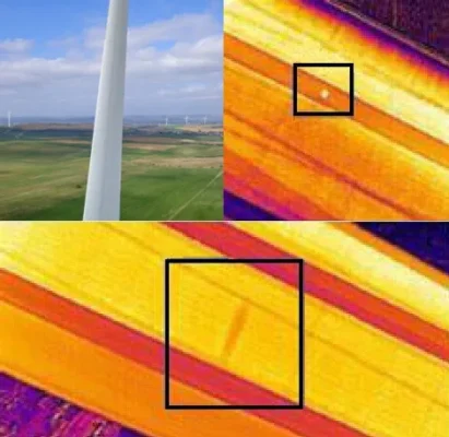 Thermal imaging inspection to detect subsurface anomalies