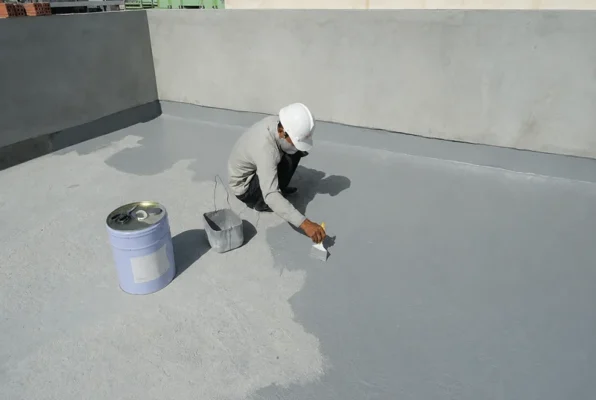 Thi công chống thấm sân thượng bằng sơn chống thấm