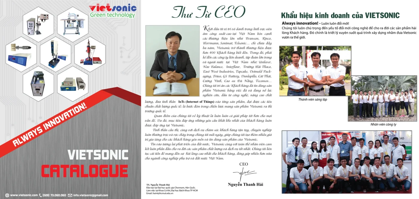Thư ngỏ từ CEO Vietsonic
