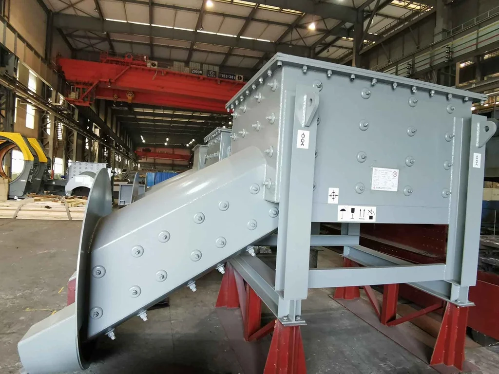 Máng cấp liệu công nghiệp nặng dạng cụm hàn lắp ráp