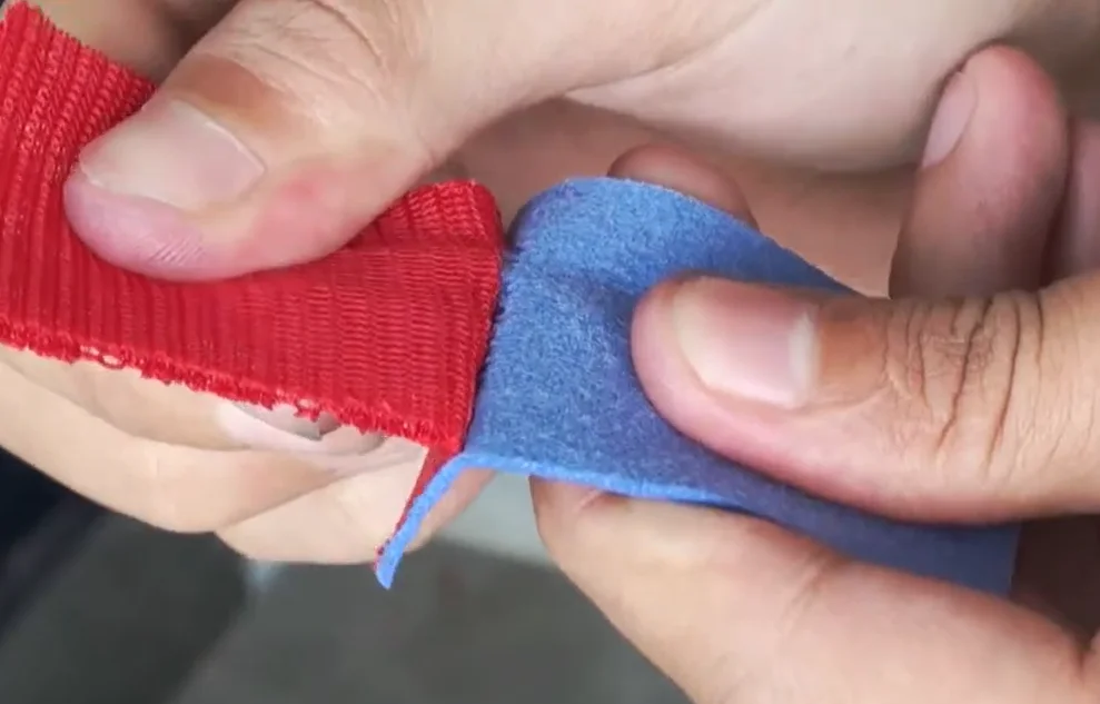 Ultrasonic welding results for shoe fabric backpack and handbag materials