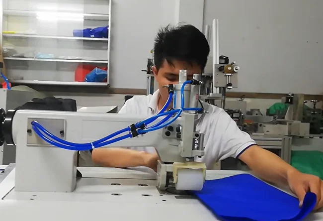 Vận hành máy may siêu âm túi hút ẩm VietSonic