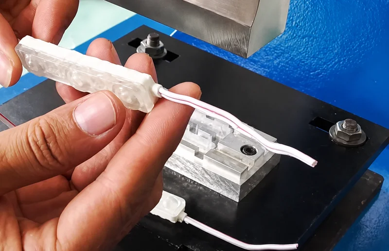 Mối hàn chắc chắn sạch cho hộp đèn LED