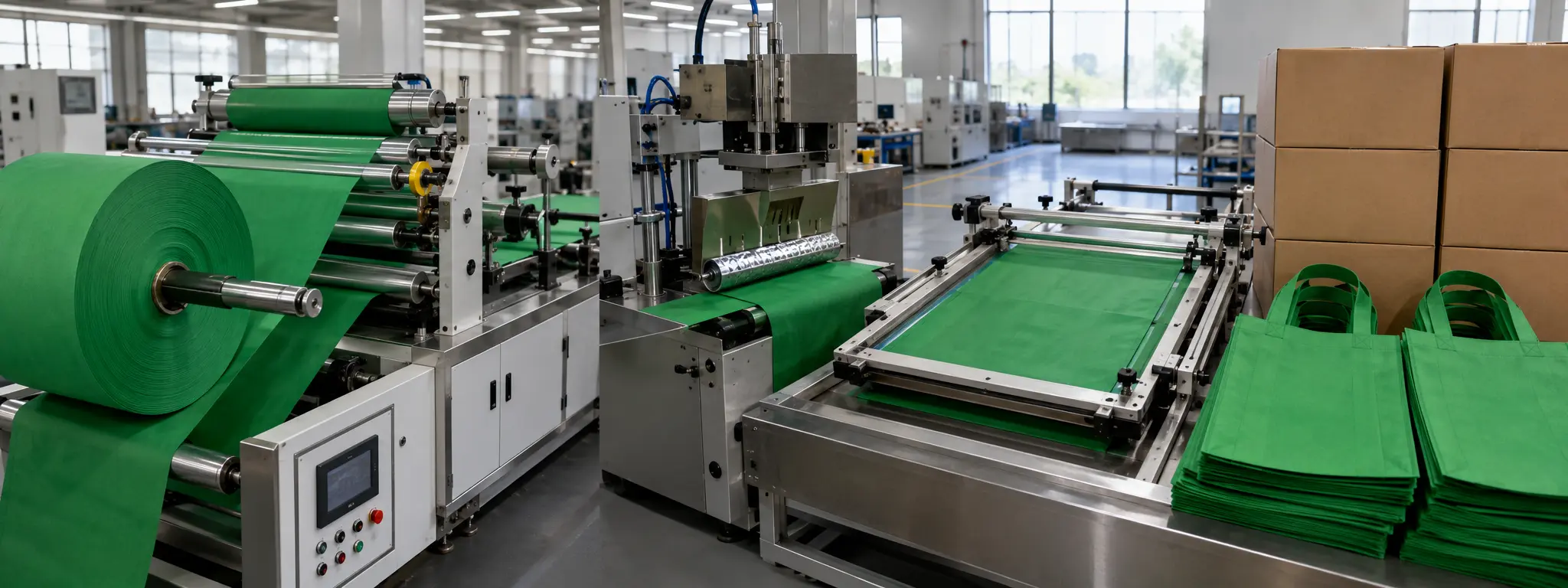 Các công đoạn sản xuất túi vải không dệt