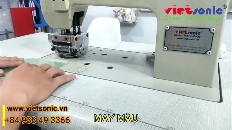 VietSonic製連続シーム超音波溶着機