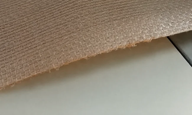 Close-up of a PP bag edge cut by ultrasonic technology